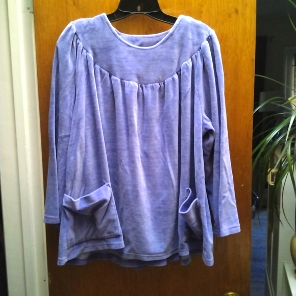 Buck & Buck Pocketed So-Soft Wrap Back Top With Pants Size XL - Picture 2 of 8